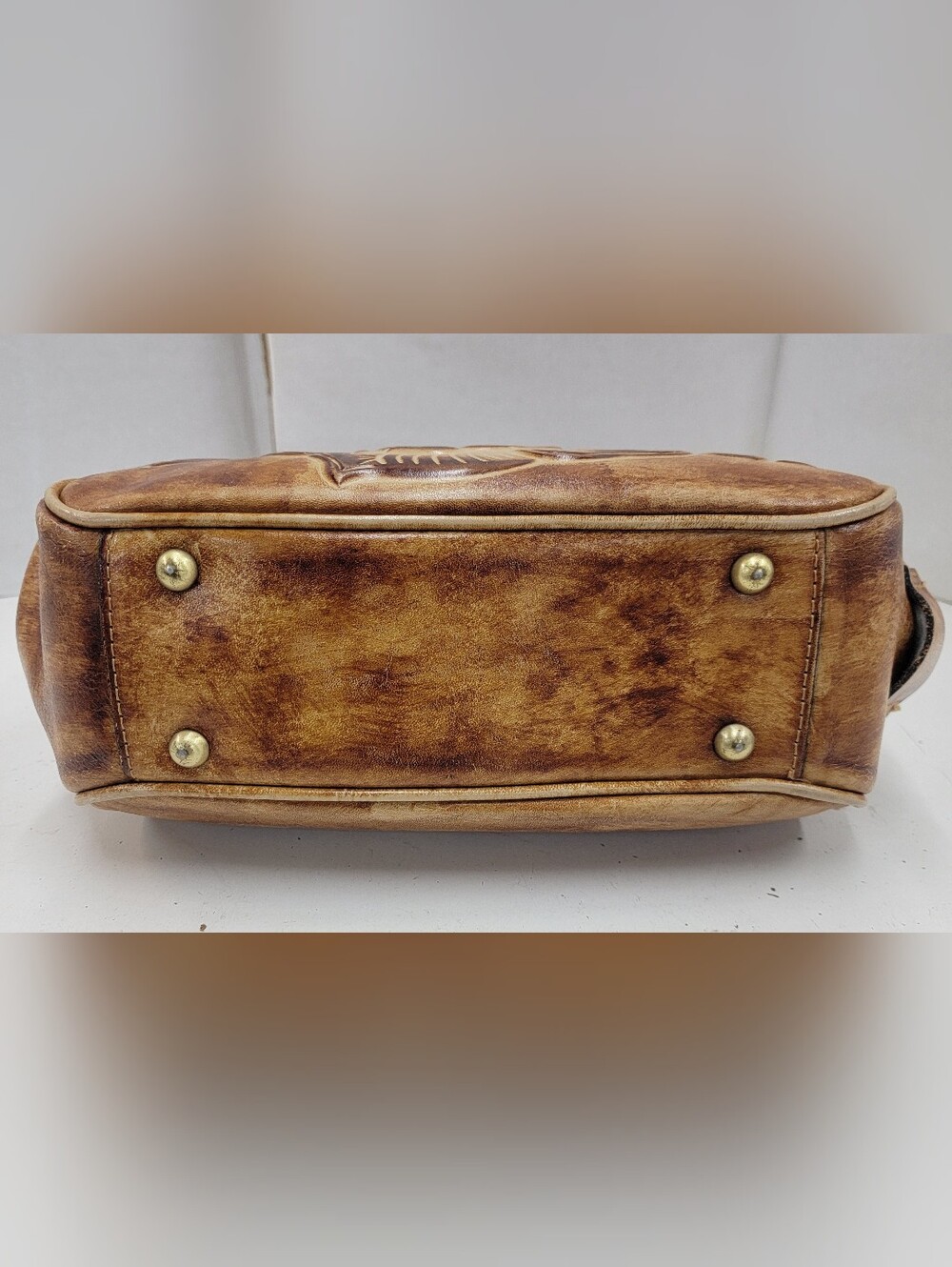 Patricia Nash Tooled Gracchi Satchel Bag - Picture 10 of 11